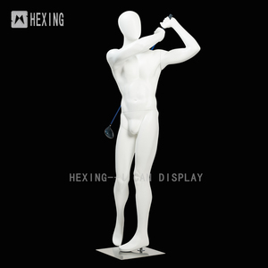 2021 New Fashion Factory Price Fiberglass Full Body <strong>Clothes</strong> Display <strong>Dummy</strong> Golf Sports Mannequins Male - Product Image 2
