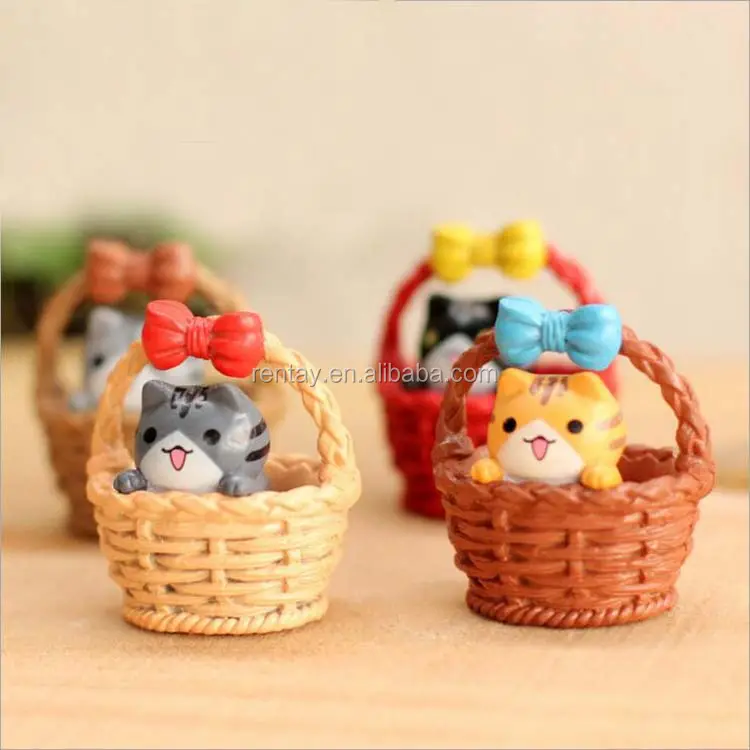 Yeni Varış 35*27mm 4 adet/takım Mini Kawaii Karikatür Reçine 3D Kedi Karakterler Ayakkabı Dekorasyon için