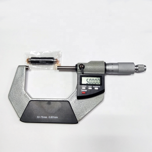 Con ruota di calibrazione digitale micrometro esterno 25-50 50-75 75 75-100mm - Product Image 3