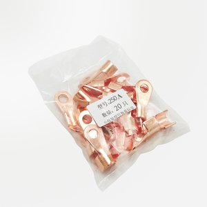 OT-250A 250A mở đồng mũi tại chỗ Thợ Hàn Phụ Kiện Brass Lug Pin Cáp thiết bị đầu cuối Uốn Tóc bồng - Product Image 2