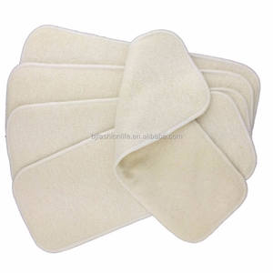 Inserts en coton de chanvre pour bébé à 4 couches de haute qualité en gros de l'usine chinoise Matériau en <span class=keywords><strong>bambou</strong></span> pour couches lavables pour bébé Couches - Product Image 3