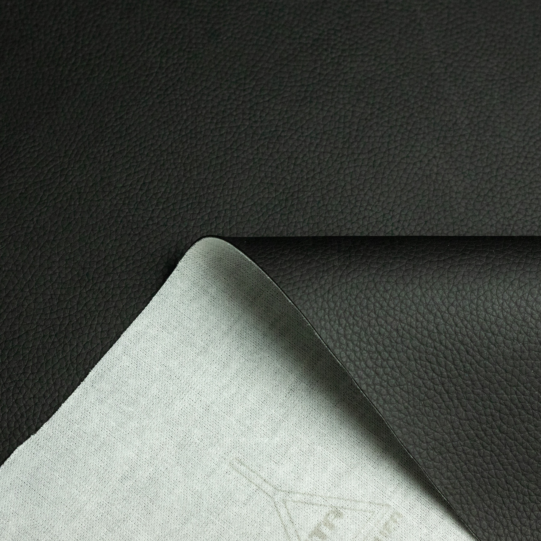 PU artificial synthetic leather for sofa with lychee pattern