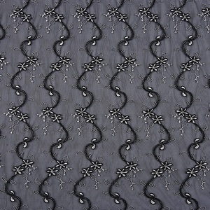 HA-15753 Shaoxing Textile Fashion High Quality <strong>Cord</strong> Indian Dress Embroidery Fabric <strong>Net</strong> - Product Image 6