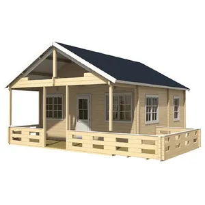 Venta caliente Oficina precio bajo prefabricadas, cabaña de madera de Casa kit