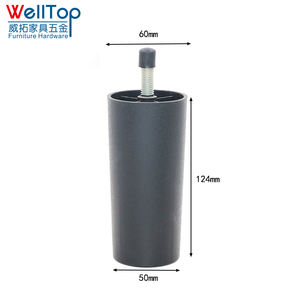 Patas de Cilindro de <span class=keywords><strong>Pl</strong></span>ástico para Muebles de Cocina, Patas Ajustables en Altura para Sofá Cama, <span class=keywords><strong>PL</strong></span>-12 - Product Image 3