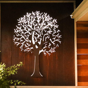 Decorazione Murale in Acciaio Corten <span class=keywords><strong>Albero</strong></span> della Vita, Insegna in Acciaio, Arte Metallica per Decorazione Pareti - Product Image 5
