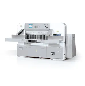 Cortador de papel hidráulico, controle duplo do programa HL-QZYK920/1150/1300/1370dl-8 cortador de papel/guilhotina/máquina de corte de papel