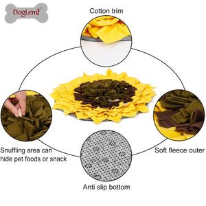 Tapis de snuffle de vente chaude Libérer de l'énergie supplémentaire et garder votre animal de compagnie calme Tapis de snuffle pour chiens Tapis de chien interactif
