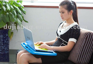 Cixi Dujia 인체 공학적 디자인 플라스틱 노트북 책상 쿠션 휴대용 무릎 책상 - Product Image 3