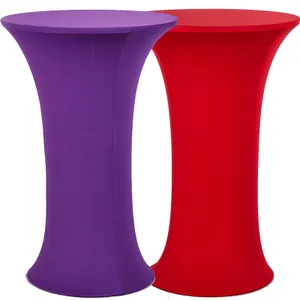 Hoge Bar Cocktail Tafelkleed Bruiloft Cover Spandex Cocktail Tafel Dekken