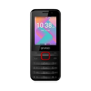 Hot selling 2.4 inch mini mobile phone kai os 3g dual sim feature phone with 4GB+512MB and 1800mAh battery made in China