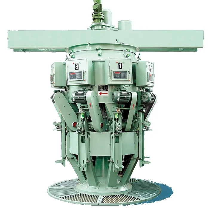 8-spout rotary cement packer/cement packing machine