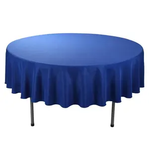 Vielseitige Polyester-Tischdecke für runde Tische Nahtlose 70-Zoll-Tischdecke Ideal für Weihnachts essen und Geburtstags feier