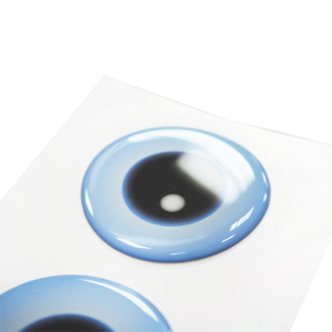 Autocollant dôme en résine époxy de dessin animé personnalisé avec laminage brillant pour la décoration des fêtes et le plaisir - Product Image 2