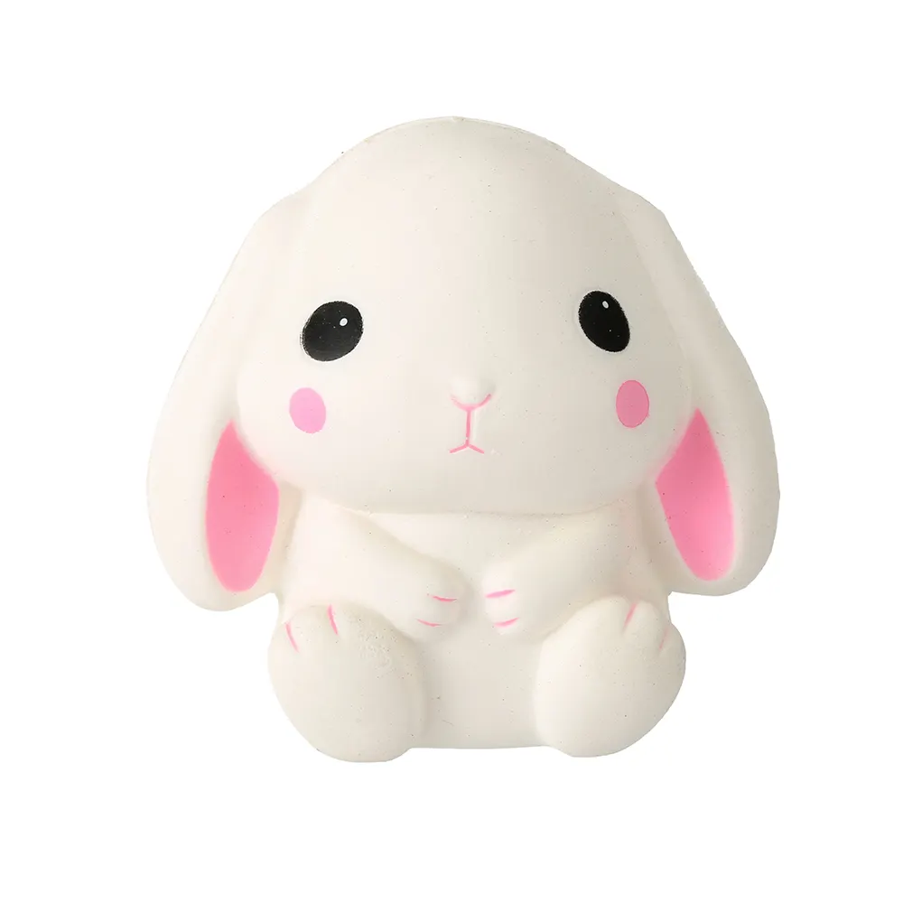 Sevimli squishy tavşan hediye PU oyuncak stres topu ve anksiyete redüktör yumuşak ve yumuşacık yaratıcı PU oyuncak-oyuncaklar bölge