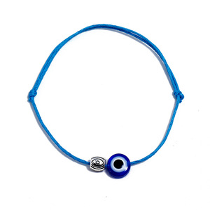 Turco Religioso Blu Male Gli Occhi di Cristallo Braccialetto Registrabile - Product Image 5