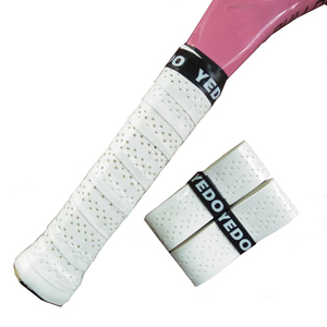 Surgrips de raquette de Tennis 0.6mm perforés blancs <span class=keywords><strong>YEDO</strong></span> - Product Image 1