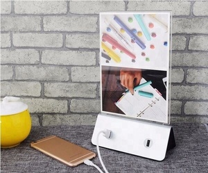 Nouveau produit 2024 : Power Bank de table 10000 mAh pour menu de restaurant, station d'alimentation de table - Product Image 5