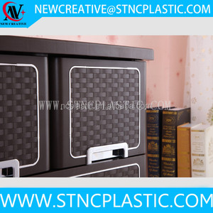 Rotin <span class=keywords><strong>Tour</strong></span> En <span class=keywords><strong>Plastique</strong></span> Bac <span class=keywords><strong>De</strong></span> <span class=keywords><strong>Rangement</strong></span> Organiser Pack Maison Armoire Tiroir Large - Product Image 5