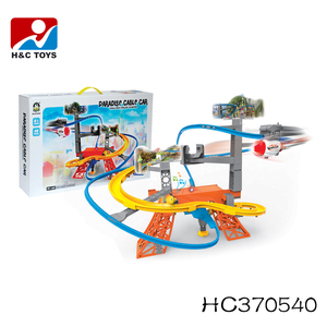 Pista de Coches Eléctricos Serie <span class=keywords><strong>Paradise</strong></span>, 37 Piezas, Juguete de Plástico para Niños, Divertido Set de Juguetes - Product Image 3