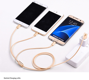 Yj MODE 3 en 1 Micro USB Câble Pour <span class=keywords><strong>iPhone</strong></span> 7 6 6 s Plus 5S <span class=keywords><strong>SE</strong></span> Pour Samsung Xiaomi Meizu - Product Image 6