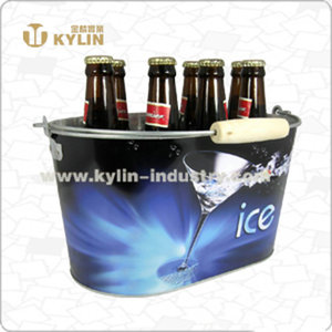 Metal barato cerveza cubo de hielo con <span class=keywords><strong>se</strong></span> puede personalizar logo - Product Image 1