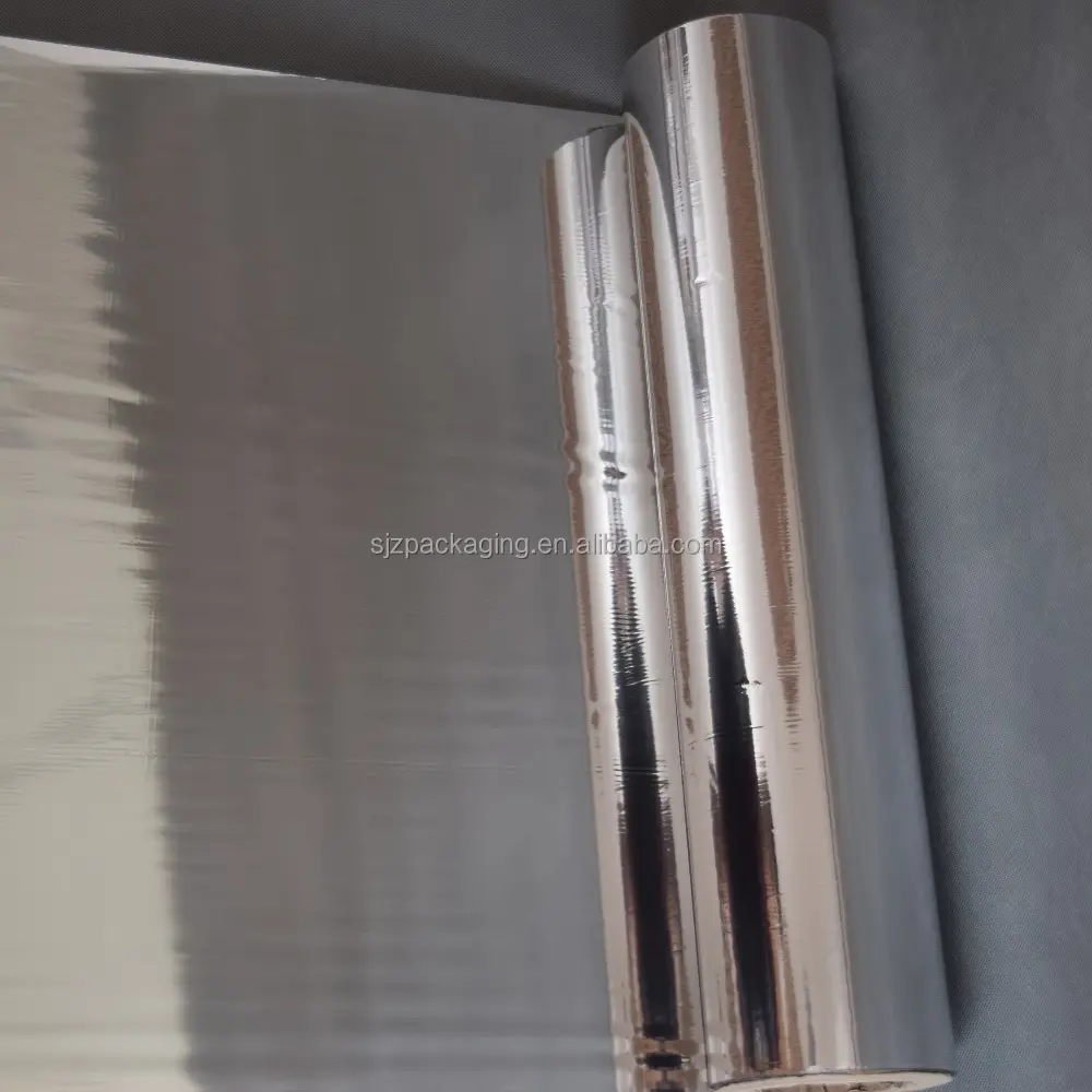 Gold and silver pet metallized thermal lamination films