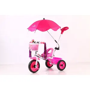 China Großhandel neue hochwertige Baby Dreiräder mit Sonnenschirmen für Kinder
