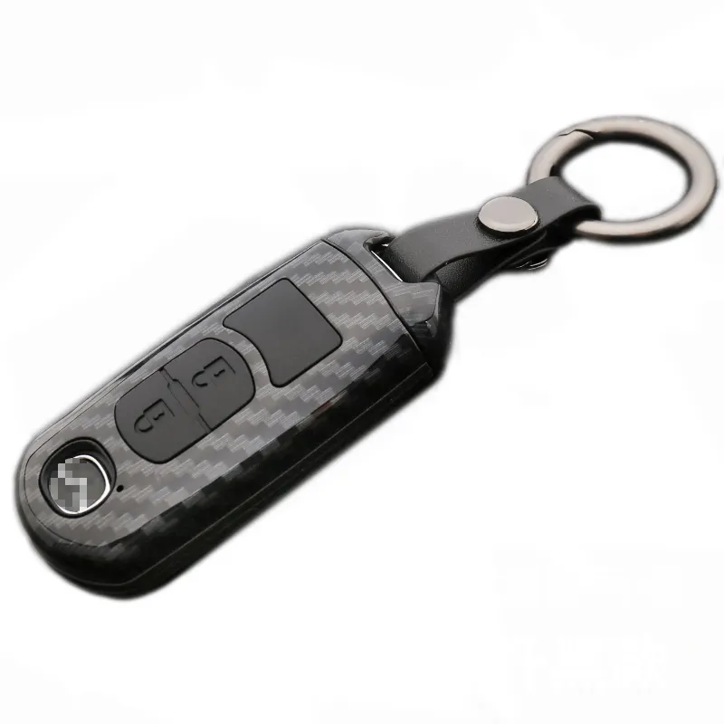 Carbon Silicone Remote Car Key Cover Case for Mazda 3 Mazda 6 CX5 CX4 CX- 5 CX- 7 CX- 9 Atenza Key Protector accessories