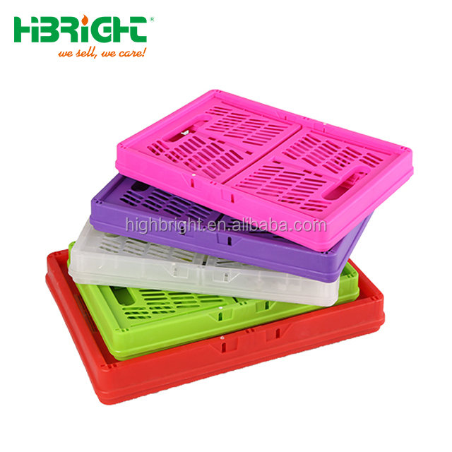 Folding Plastic Crates - Small Foldable Storage Baskets - Eco-Friendly ...