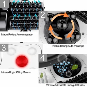 Automatische elektrische Kunststoff Shiatsu Pediküre Detox Maschine Ionic Wash Fuß Spa Bad Becken Massage gerät - Product Image 5