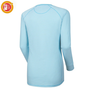 Vuelos <span class=keywords><strong>de</strong></span> invierno <span class=keywords><strong>lana</strong></span> <span class=keywords><strong>Merino</strong></span> capa Base damas Skinny <span class=keywords><strong>Mujer</strong></span> manga larga T Shirt - Product Image 3