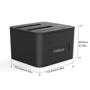 Fideco Hard disk esterno Docking Station Sata Usb 3.0 Hdd duplicatore Clone - Product Image 3