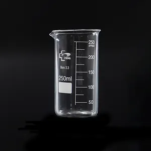 Manufacture price Laboratory glass tall form beaker 500ml