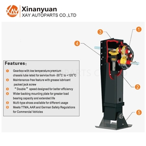 Mejor calidad 25 t semirremolque aterrizaje apoyo pierna aterrizaje Jost - Product Image 2