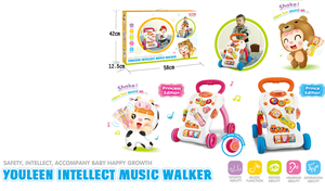 Andador de juguete para bebé, paseo en coche di <span class=keywords><strong>bao</strong></span> oso piano walker - Product Image 3