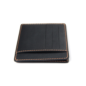 RFID Blocking Real Leather Slim Pocket Credit Card Holder <b>Cash</b> Coin <b>Wallet</b> - Product Image 2