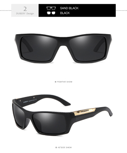 DUBERY D186 alta calidad hombre UV400 gafas de pesca clásicas TAC gafas de sol polarizadas hombres ciclismo deporte gafas de sol con estuche - Product Image 4