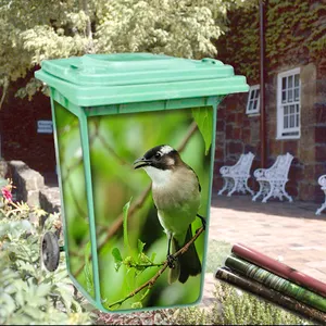 DIY森林小鸟自粘可移动防水装饰贴纸垃圾桶垃圾桶盖贴纸
