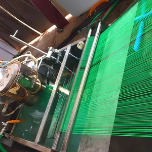 직물 메시 어업 실 saftey 그물을 위한 기계를 만드는 수평한 플라스틱 나일론 폴리에스테 pp pe 필라멘트 섬유 털실 내미는