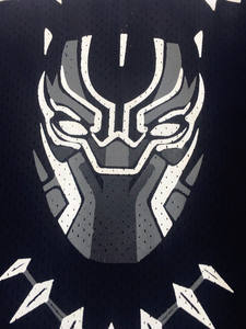 Maglia <span class=keywords><strong>da</strong></span> basket <span class=keywords><strong>da</strong></span> uomo film retrò pantera nera Wakanda T'Challa taglia uniforme Plus colore nero tecnico stampato traspirante - Product Image 3