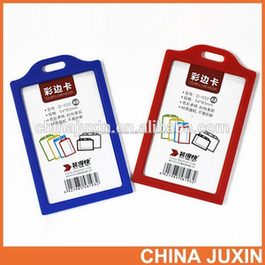 venta al por mayor de moda rbd cordón de pvc tarjeta de identificación del titular de la placa para el trabajo - Product Image 5