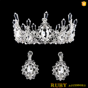 Caldo <span class=keywords><strong>di</strong></span> vendita <span class=keywords><strong>di</strong></span> cerimonia nuziale accessori <span class=keywords><strong>per</strong></span> <span class=keywords><strong>capelli</strong></span> arcobaleno tiara flower girl tiara bling corona - Product Image 4