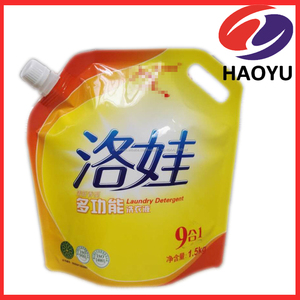 Bolsa de embalaje con el canalón esquina champú líquido de lavado detergente laudary embalaje - Product Image 1