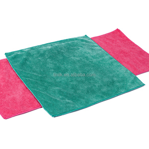 MOQ 100PCS 30x 30cm 80% ポリエステル + 20% ポリアミド300gsmマイクロファイバーキッチンラグ