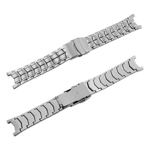 Correa de reloj de cuentas de acero inoxidable de repuesto de calidad de lujo para correa de reloj de pulsera de Metal <span class=keywords><strong>Casio</strong></span>/7av - Product Image 6