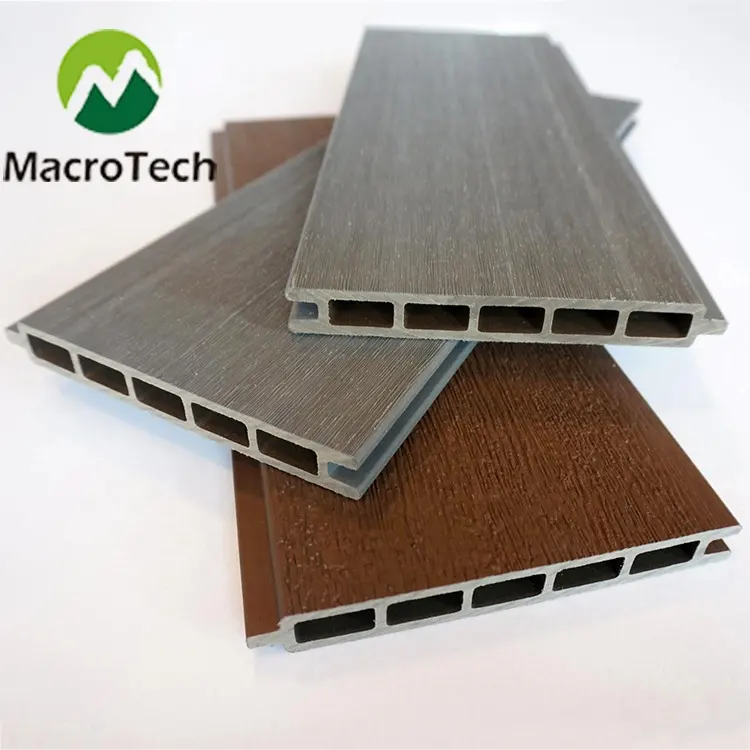 Beliebteste einfach zu installierende Wpc Composite Zaun platte Holz Hdpe gebürstet, Holzmaserung Wärme behandelte druck behandelte Holzart