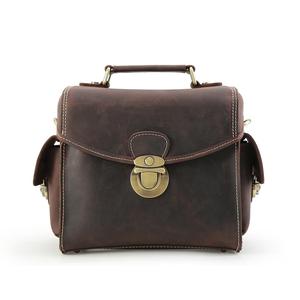 Tiding Video <strong>Camera</strong> <strong>Bag</strong> Dslr <strong>Bag</strong> Case for <strong>Camera</strong> Vintage Style Real Leather Genuine Crazy Horse Leather <strong>Messenger</strong> <strong>Camera</strong> <strong>Bag</strong> - Product Image 2
