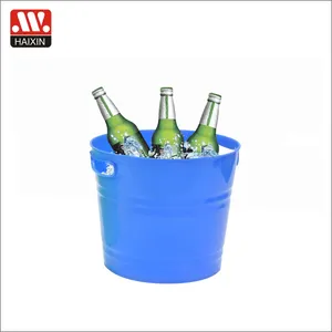 Haixing Factory Plastic Ice Bucket Direct ODM OEM Bar Plastic Custom Cube Outdoor Good Quality Standing Ice Bucket