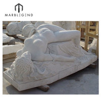 Fournisseur chinois naturel de vente directe belle nude femme rom sculpture en pierre